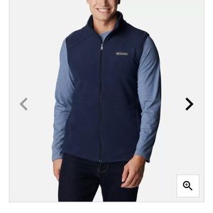 Columbia fleece short sleeve vest